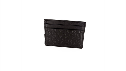 Gucci micro guccissima leather card holder