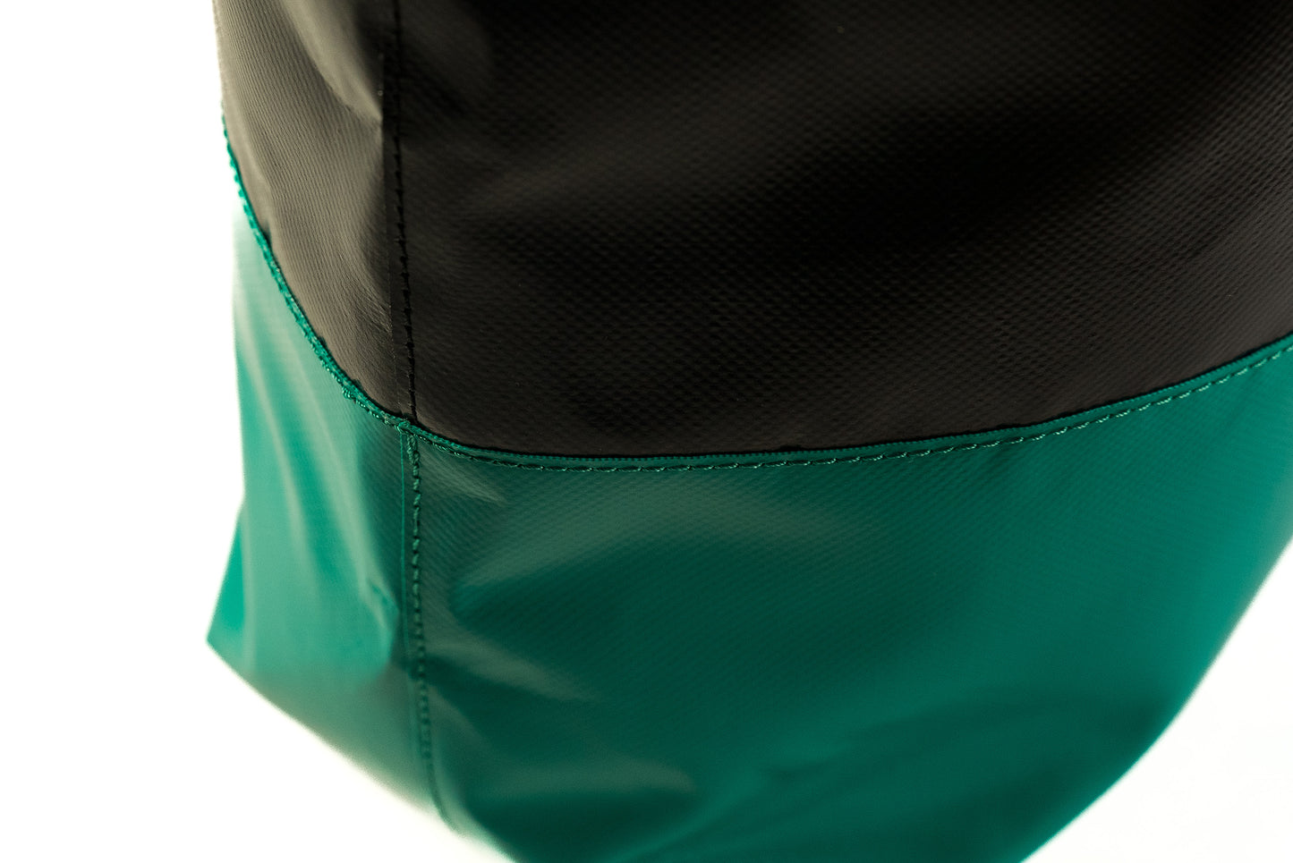 MARNI Tribeca - Black Green PVC Leather Tote Bag