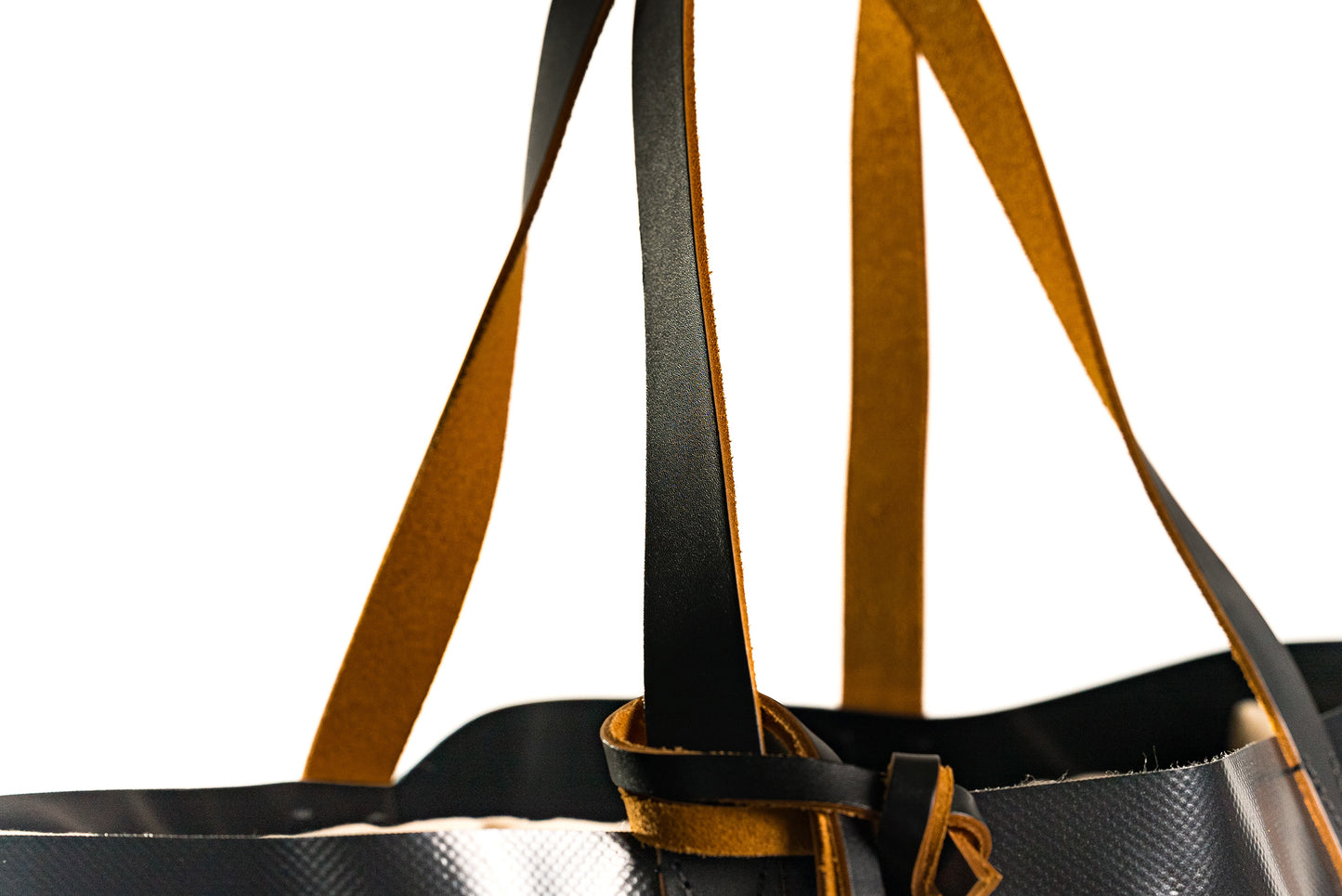 MARNI Tribeca - Black Green PVC Leather Tote Bag