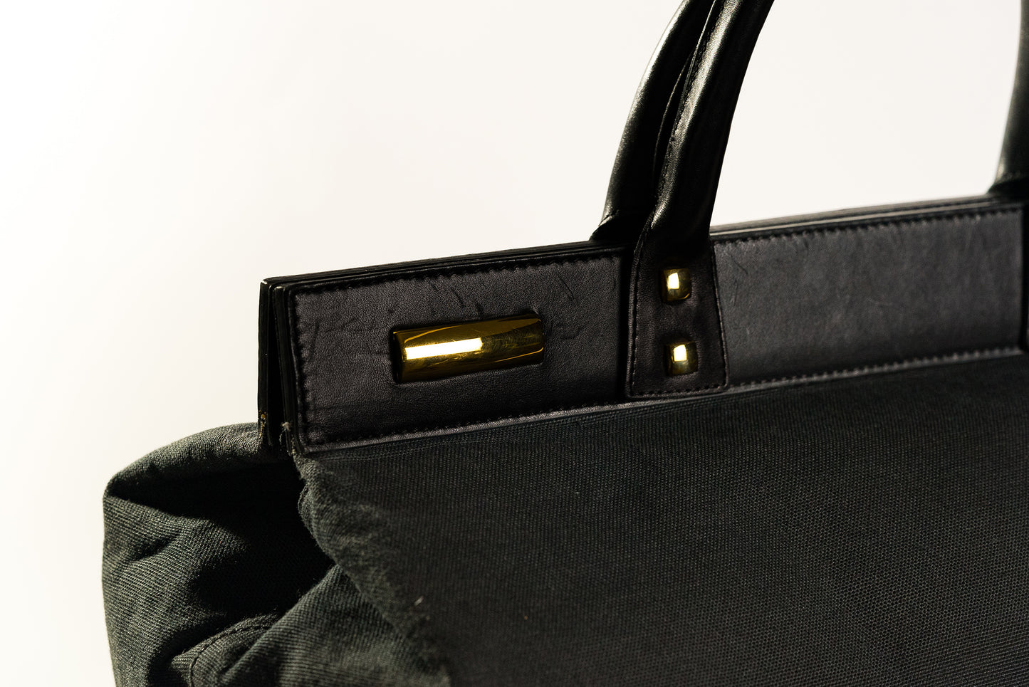 Donna Karan Canvas Top Handle Bag
