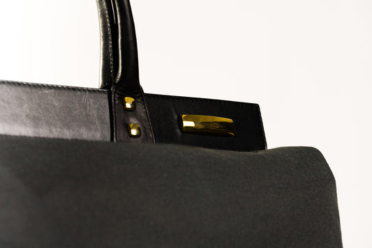 Donna Karan Canvas Top Handle Bag