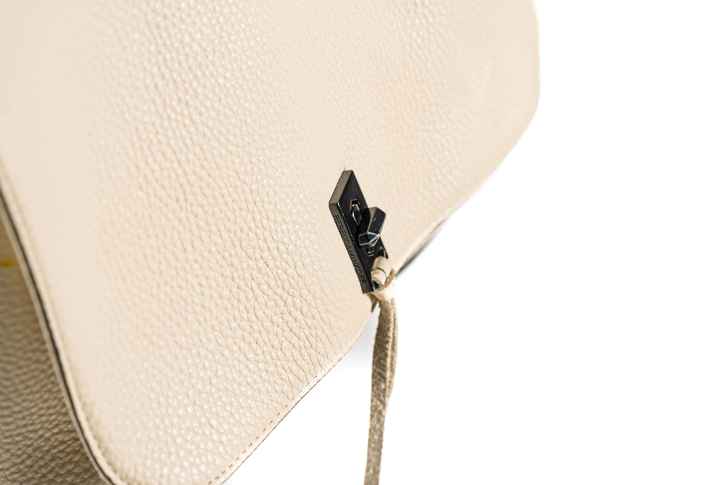 Rebecca Minkkof Leather Top Handle Bag
