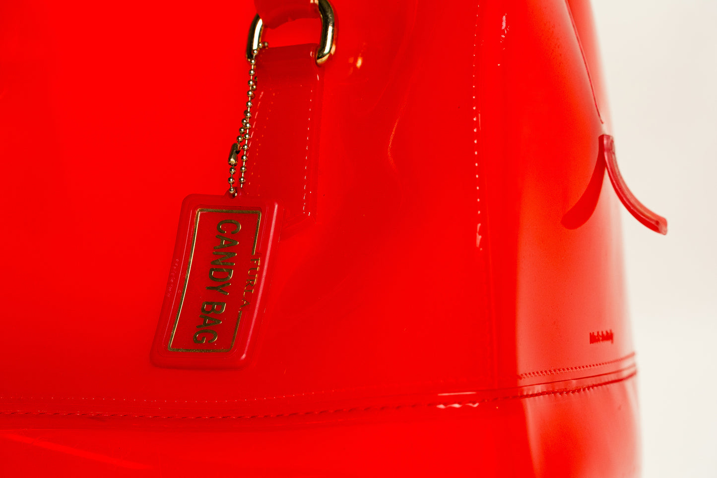 Furla Rubber Top Handle Bag