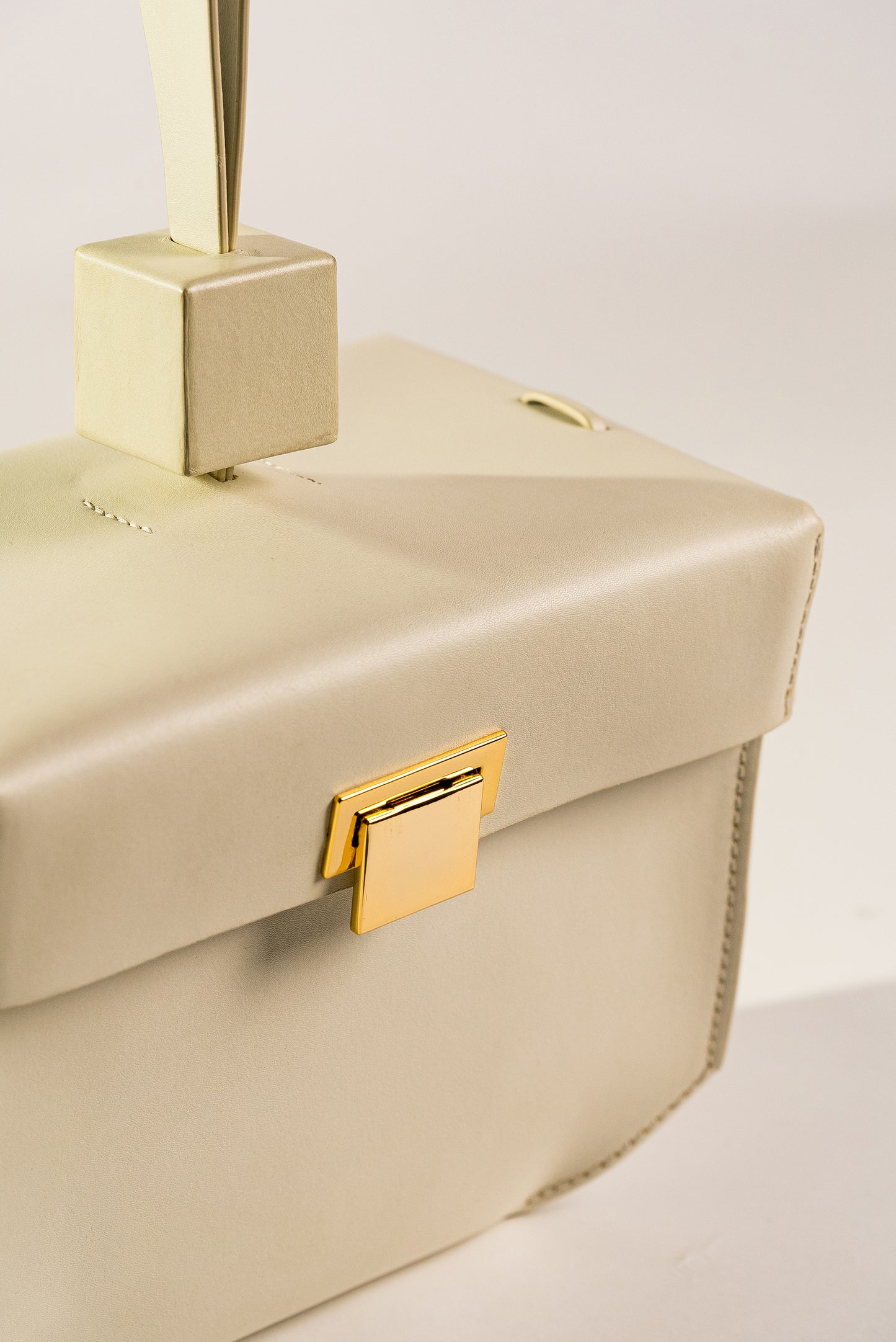 Khaore Leather Top Handle Bag