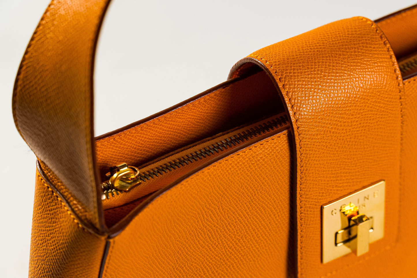 CELINE square box turn lock hobo