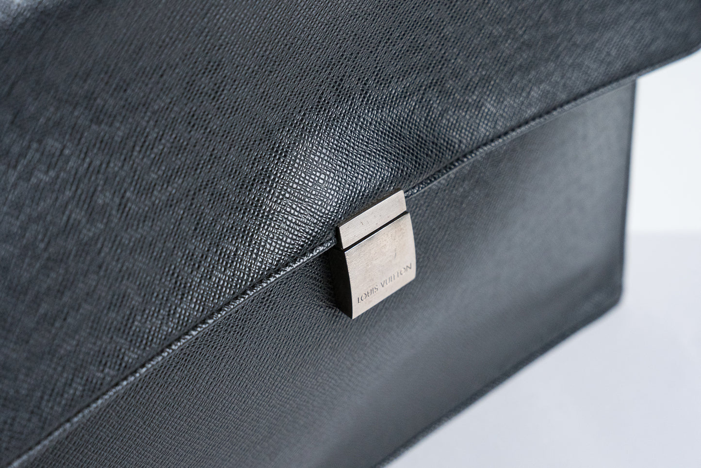 Louis Vuitton Porte-Documents Angara Briefcase Black Leather