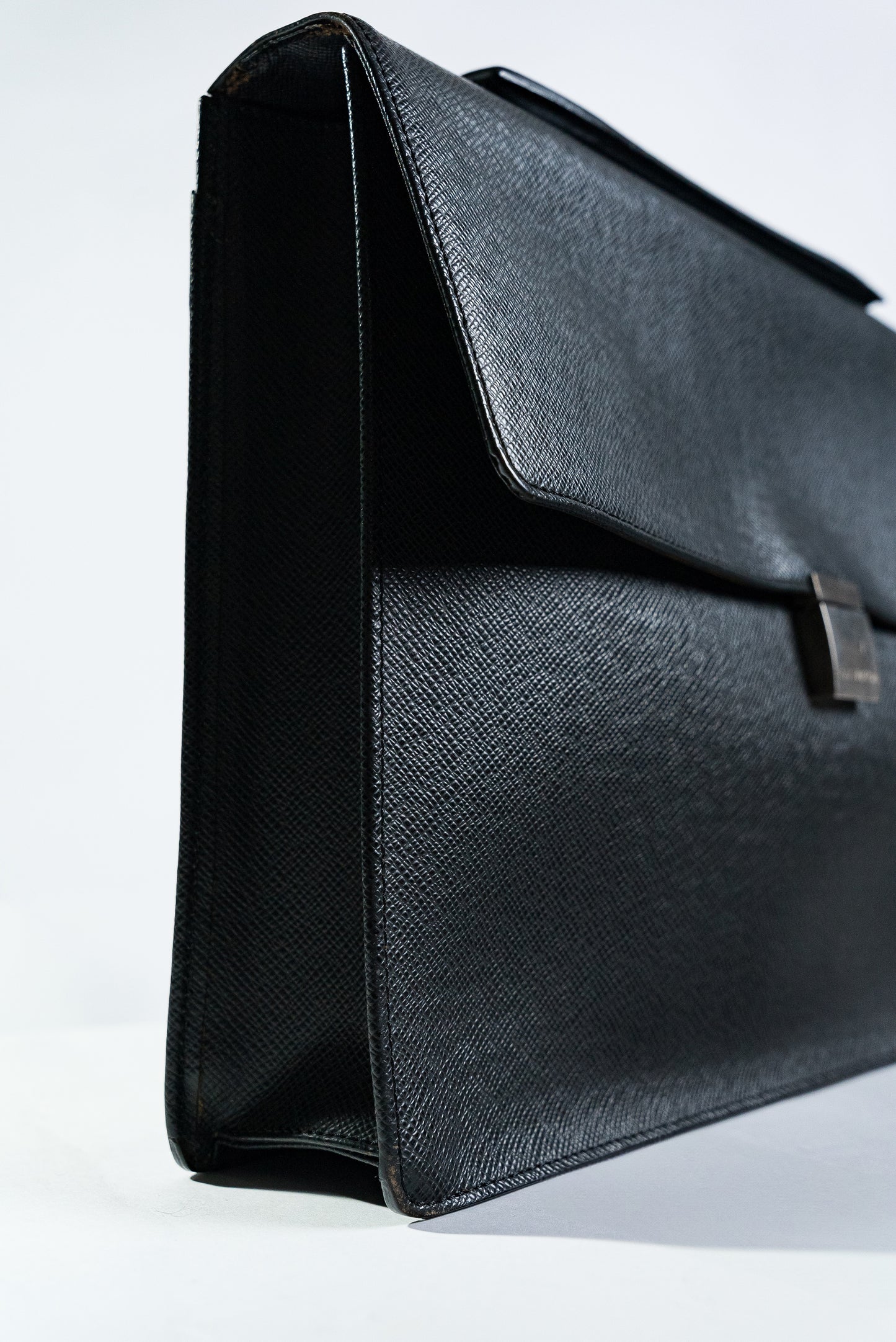 Louis Vuitton Porte-Documents Angara Briefcase Black Leather