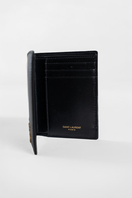 YSL Calfskin Techno Credit Card