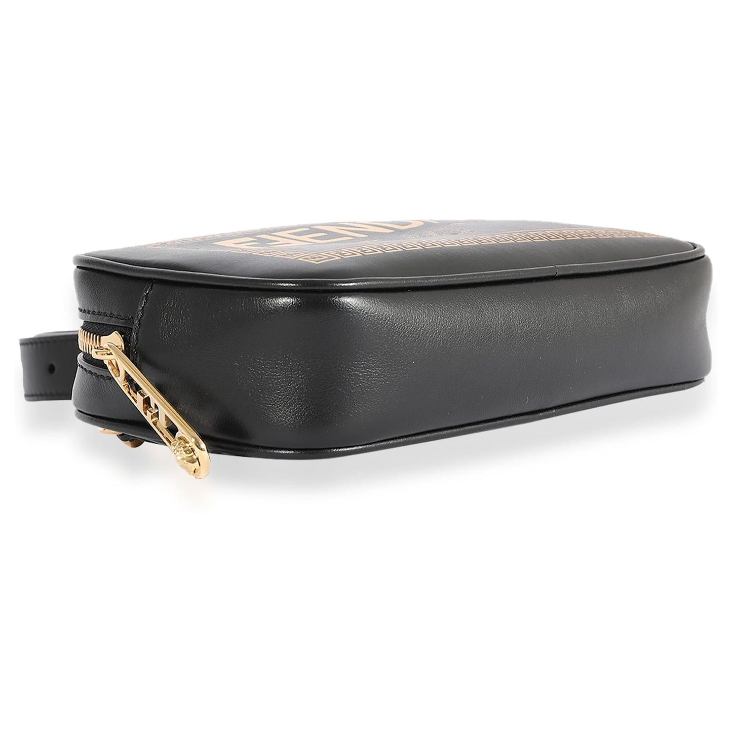 Fendi x Versace Fendace Black Logo Print Camera Case