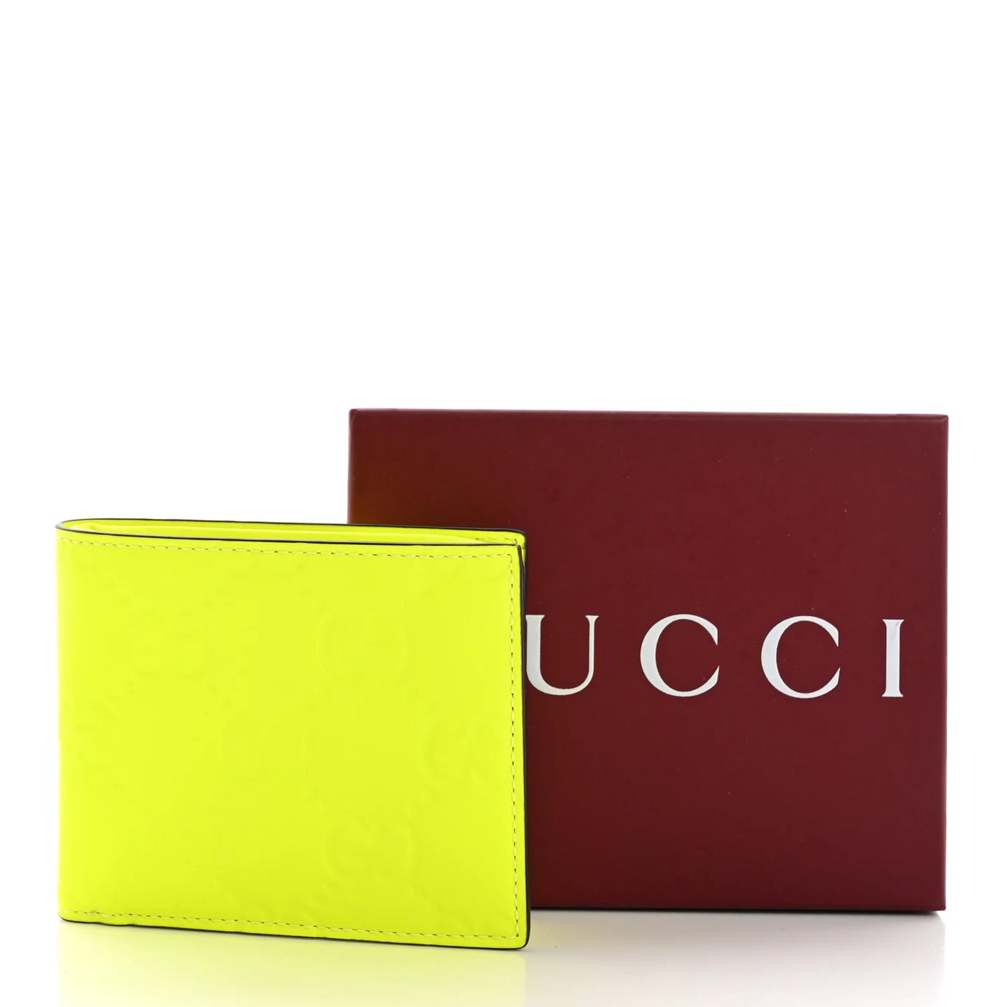 GUCCI Flourescent Yellow Wallet