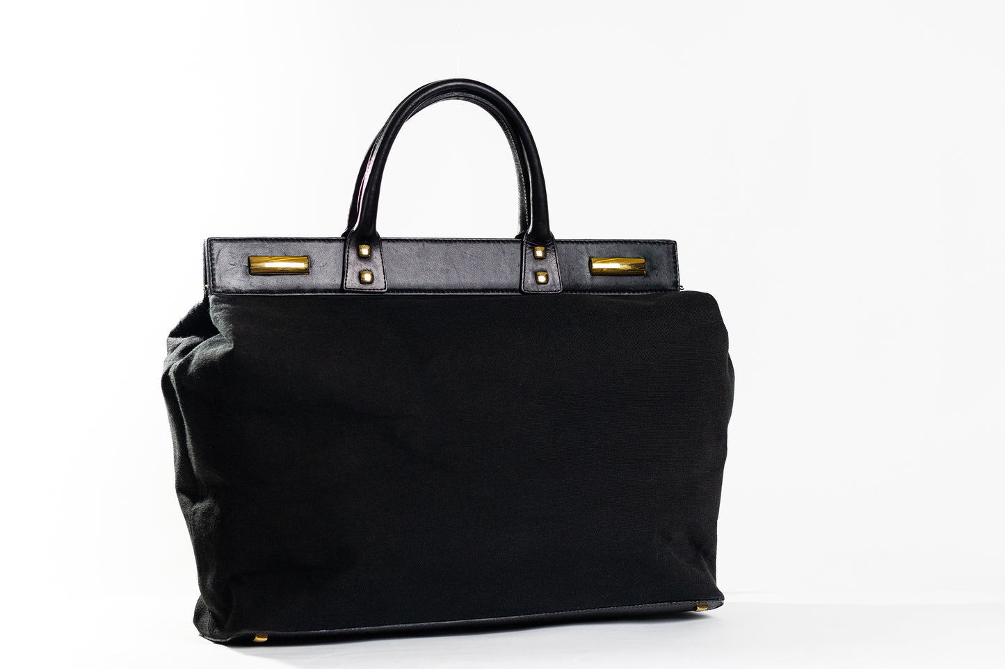 Donna Karan Canvas Top Handle Bag