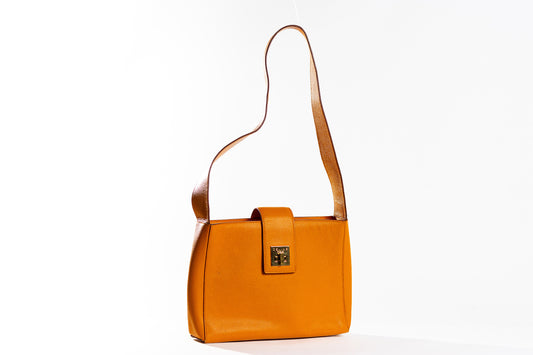 CELINE square box turn lock hobo