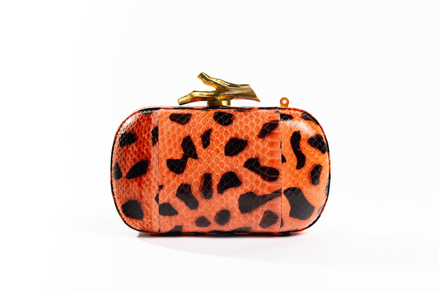 DIANE Von Fursernberg Embossed Leather Minaudière