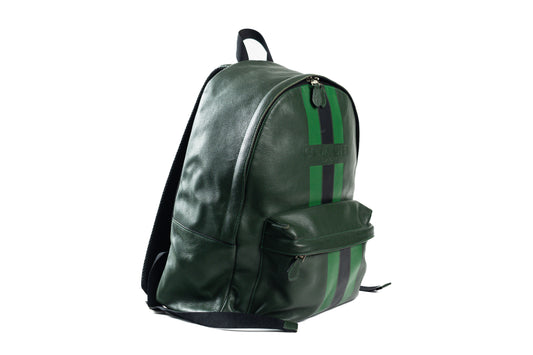 Coach Green Leather Backpack