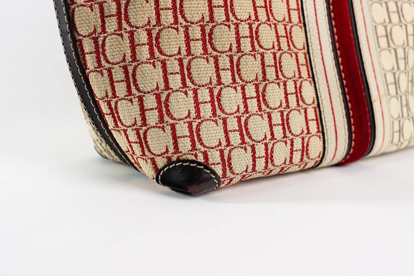 Carolina Herrea Multicolor Monogram Canvas Handbag