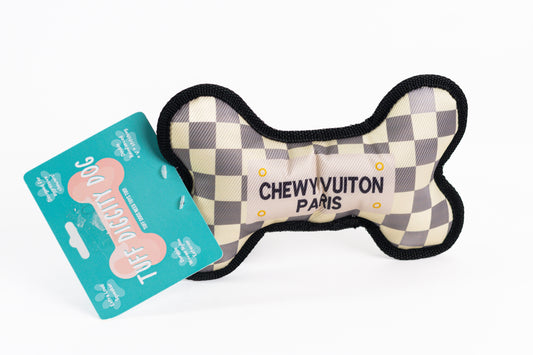 MR BAG Chewy Vuiton Paris Dog Toy