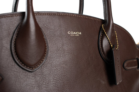 Coach Soft Empire 40 Leather Carryall Satchel Bag
