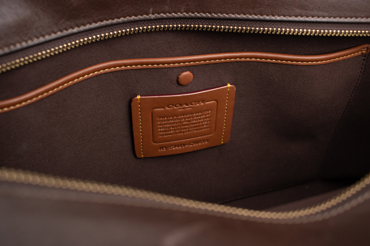 Coach Soft Empire 40 Leather Carryall Satchel Bag