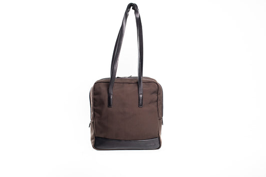 TUMI Canvas Shoulder Bag