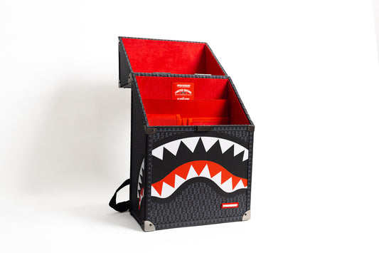 Sprayground Money Check Grey Chaturanga Shark Backpack