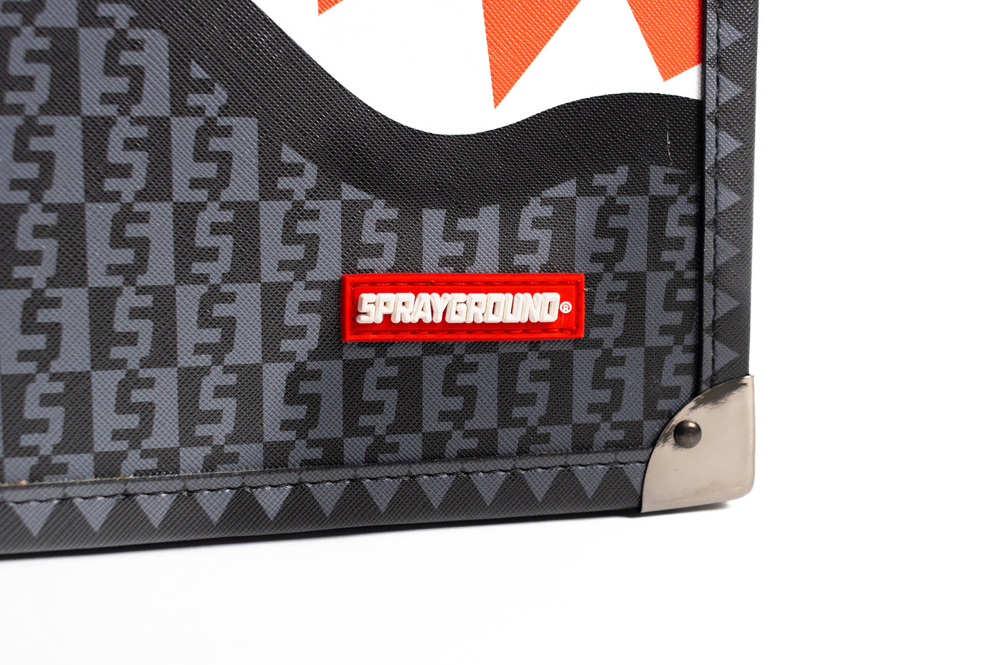 Sprayground Money Check Grey Chaturanga Shark Backpack