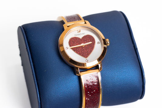 Swarovski Watch Cosmic Rock Red Heart