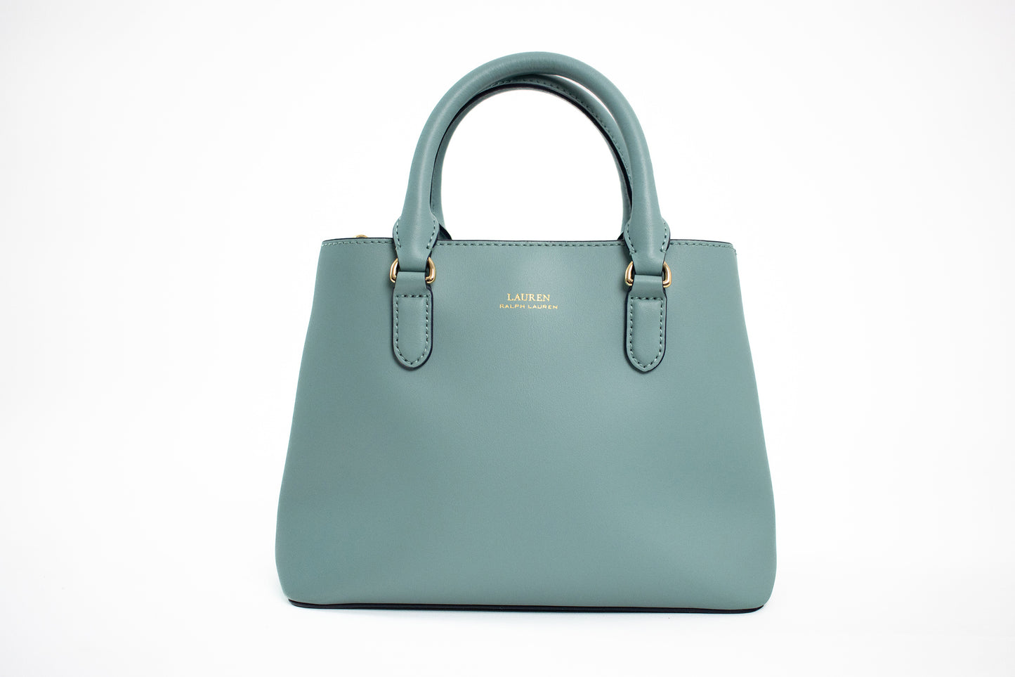 LAUREN Mini Leather Marcy Satchel