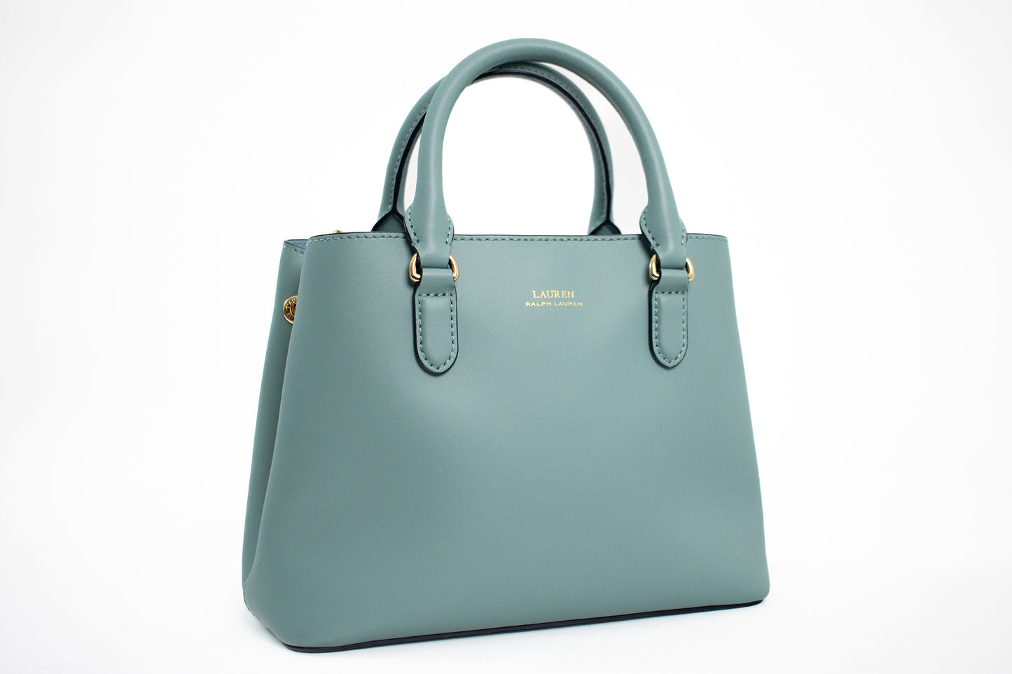 LAUREN Mini Leather Marcy Satchel