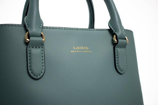 LAUREN Mini Leather Marcy Satchel