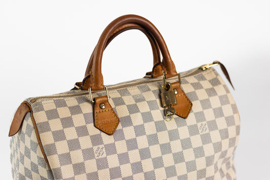 Louis Vuitton Speedy 30 Damier Azur