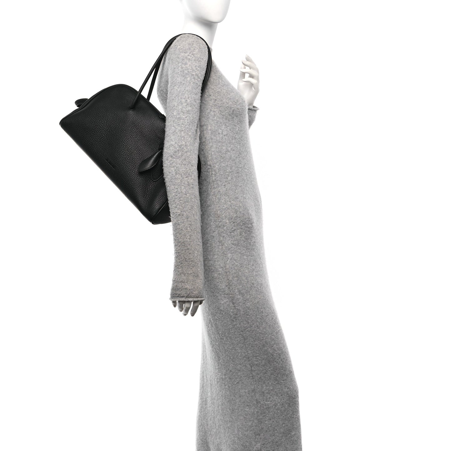 Jacquemus Grained Calfskin Le Turismo Black