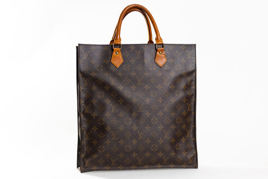 Louis Vuitton Sac Plat monogram handbag tote bag