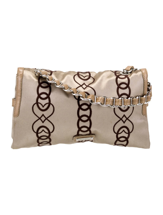 Moschino Satin Top Handle Bag