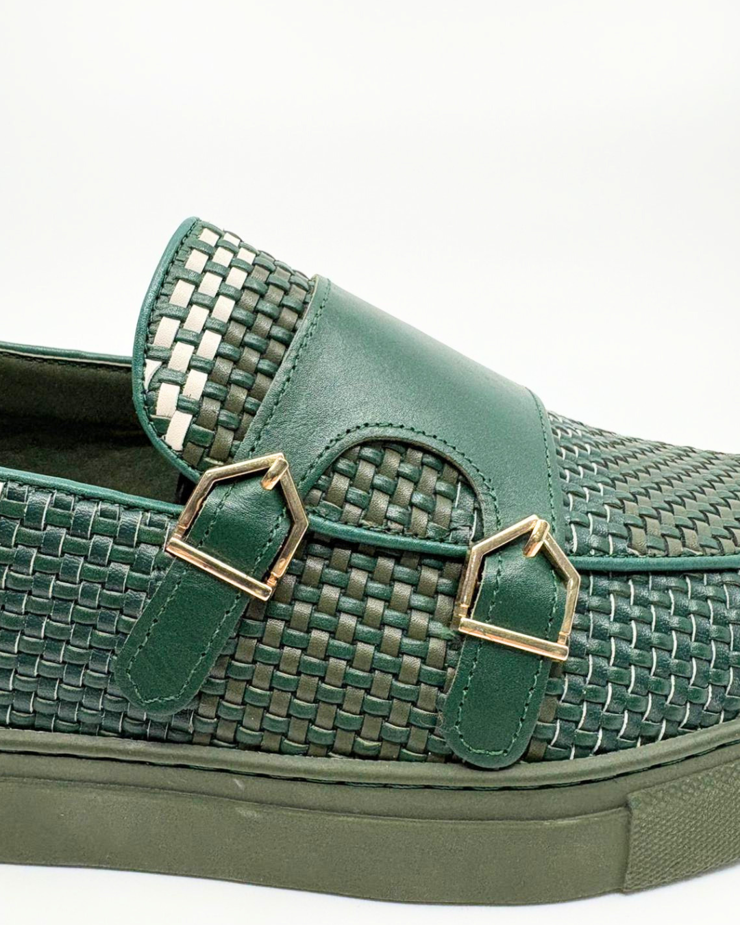 Marc Nolan woven monkstrap sneakers