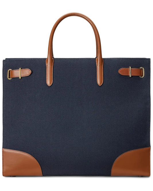 Ralph Lauren Canvas Large Devyn Tote Bag