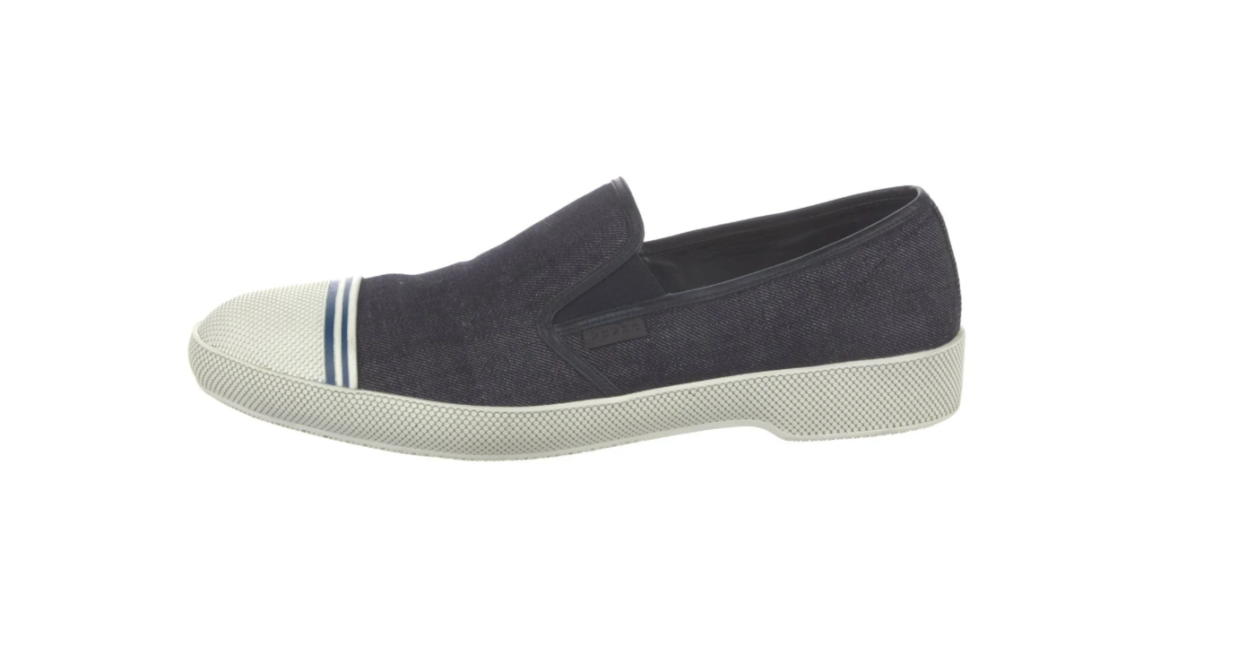 PRADA Colorblock Pattern Loafer Sneakers