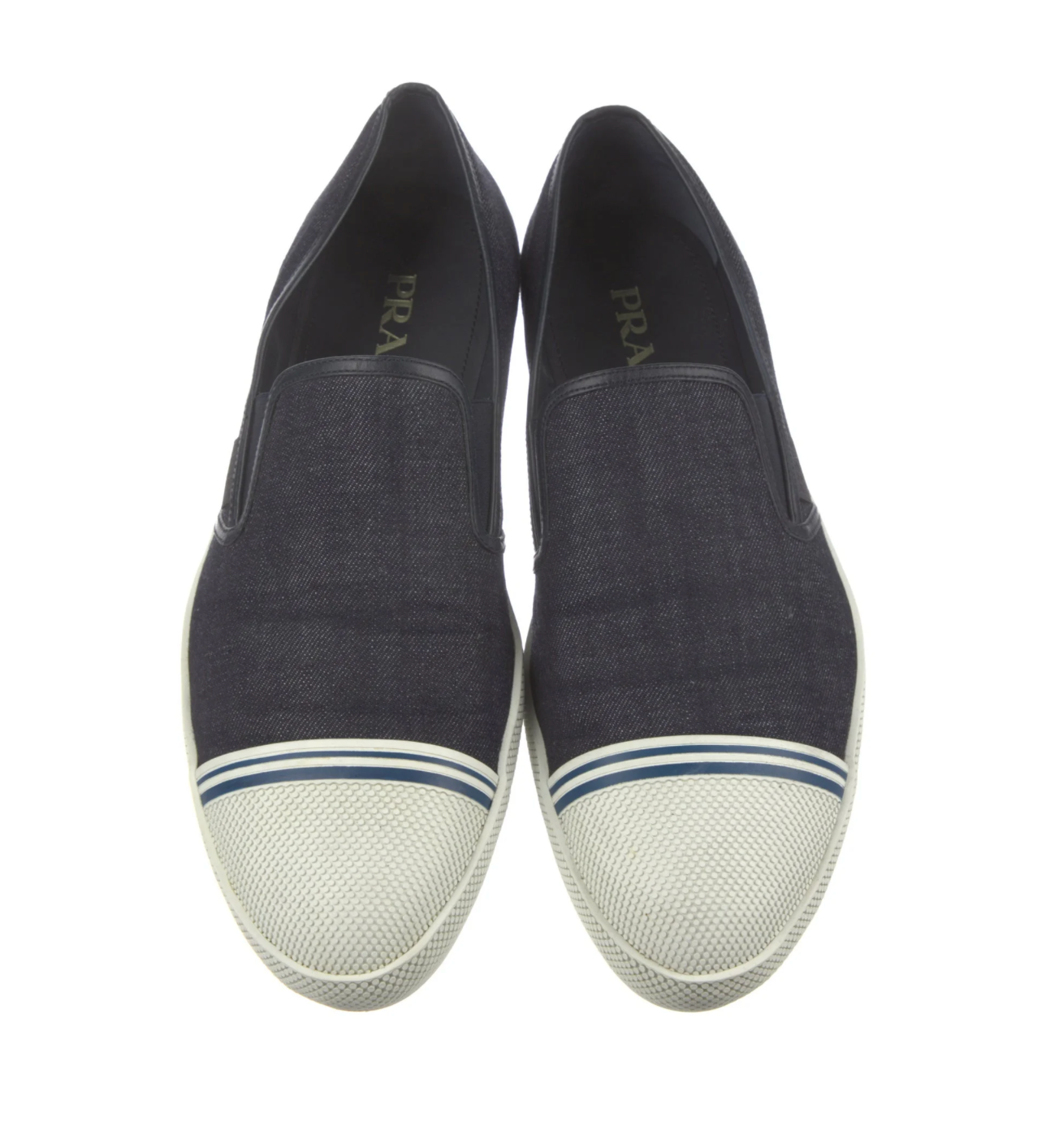 PRADA Colorblock Pattern Loafer Sneakers
