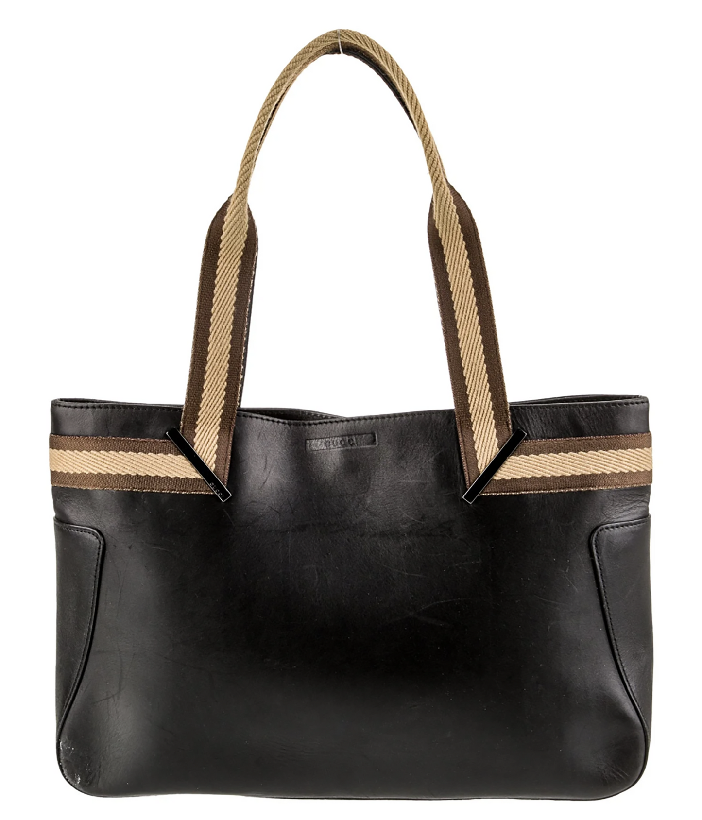 GUCCI Leather shoulder bag Vintage