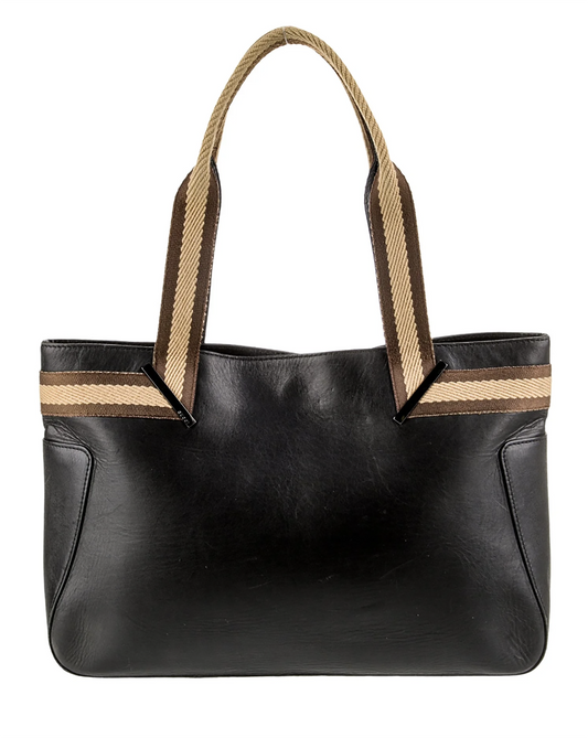 GUCCI Leather shoulder bag Vintage