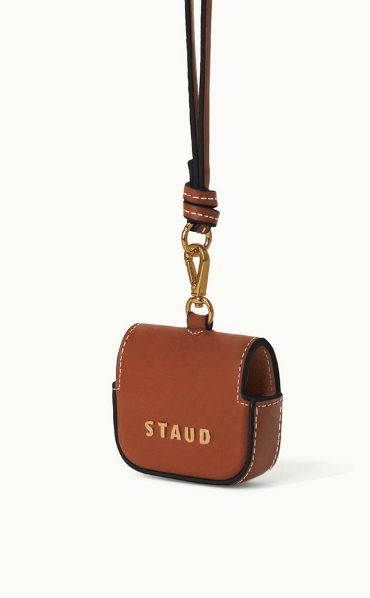 STAUD Airpod Case Tan