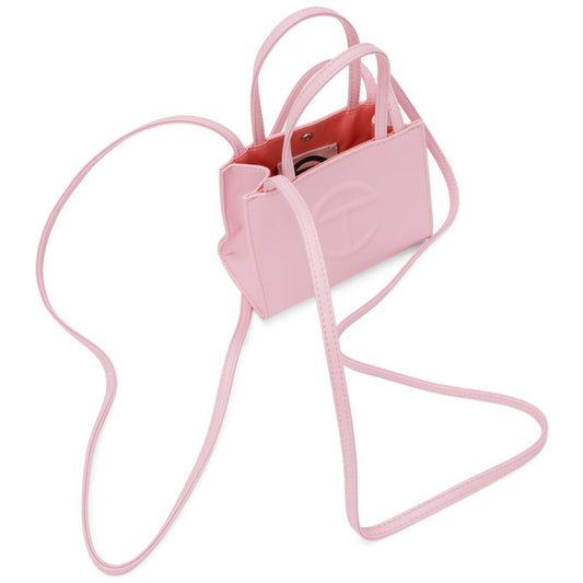 TELFAR Pink Small Shopping Tote