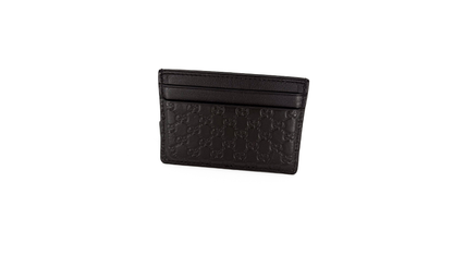 Gucci micro guccissima leather card holder