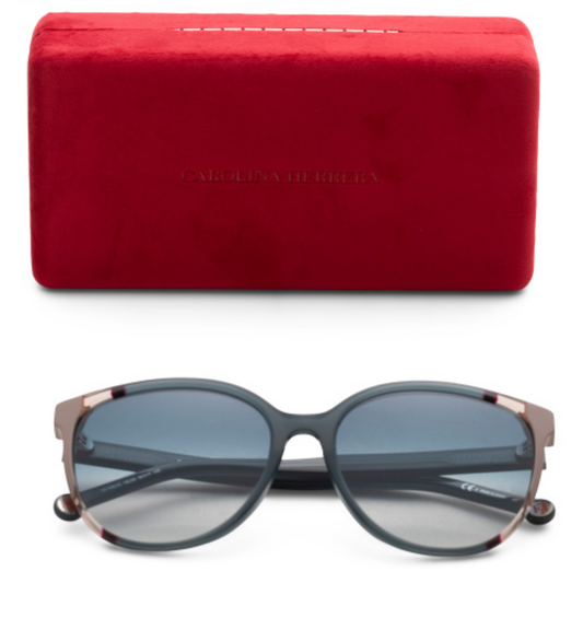 Carolina Herrera 56mm Round Sunglasses