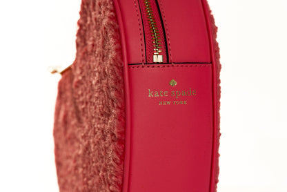 Love Shack Faux Fur Heart Purse