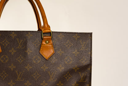 LV Sac Plat monogram handbag tote bag
