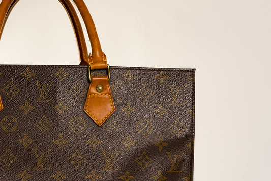 LV Sac Plat monogram handbag tote bag