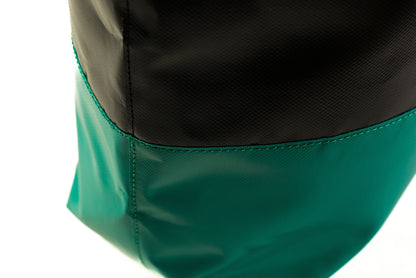 MARNI Tribeca - Black Green PVC Leather Tote Bag