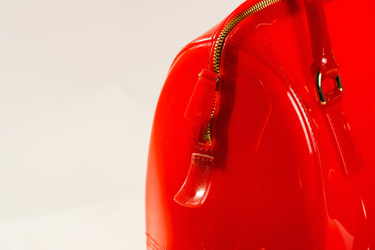 Furla Rubber Top Handle Bag