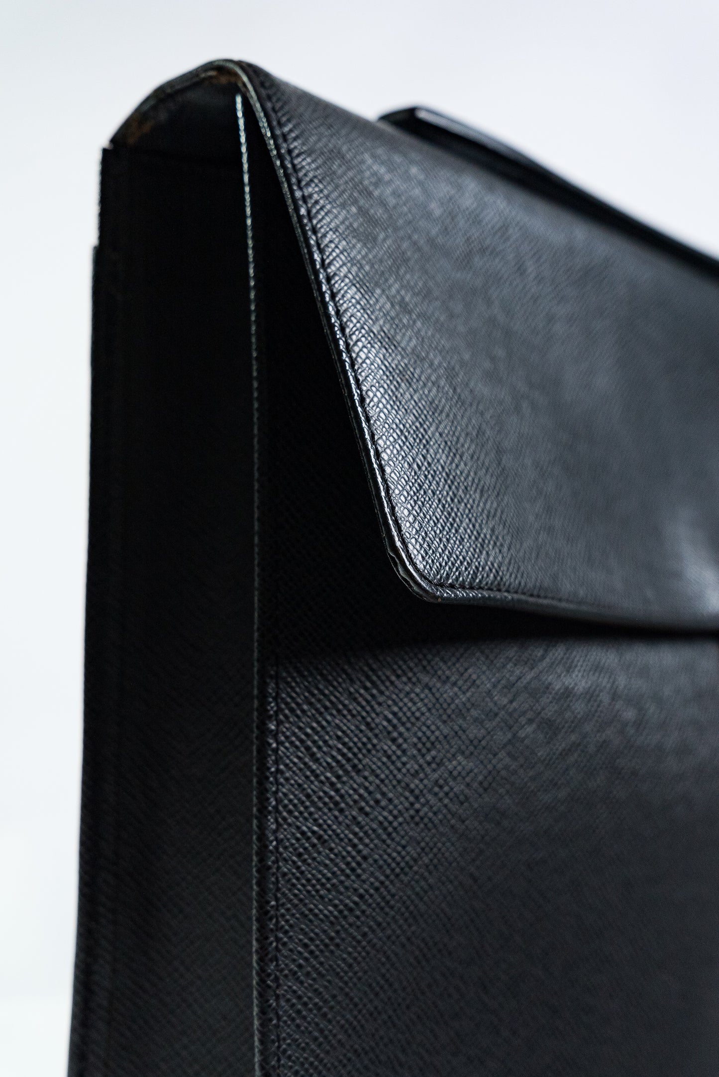 Louis Vuitton Porte-Documents Angara Briefcase Black Leather