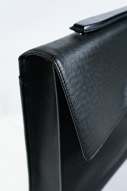 Louis Vuitton Porte-Documents Angara Briefcase Black Leather